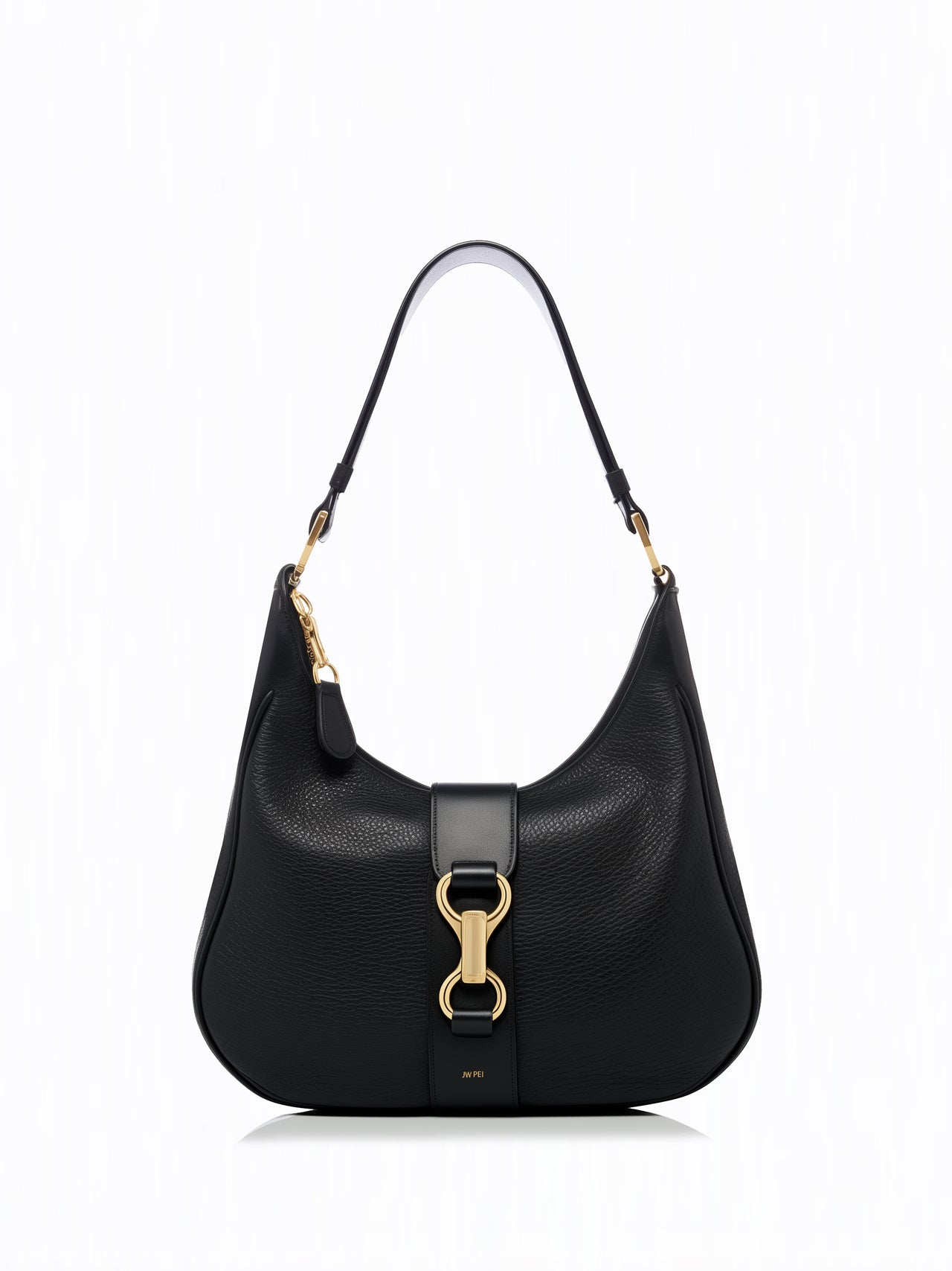 Avery Crescent Hobo Bag - Black