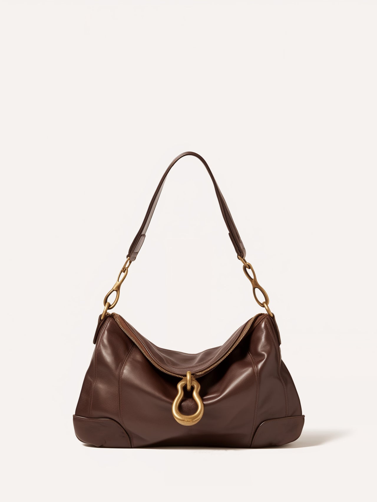 Hazel Slouchy Hobo Bag - Brown