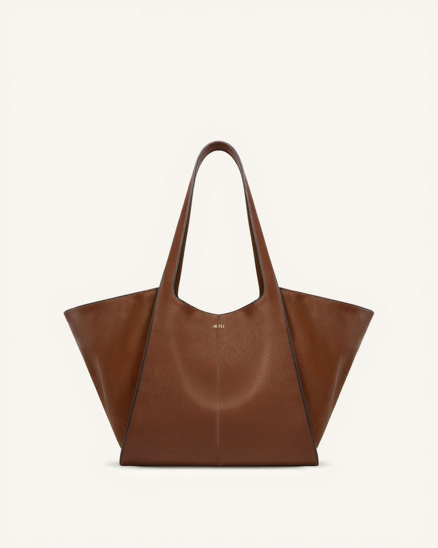 Elena Tote Bag - Brown