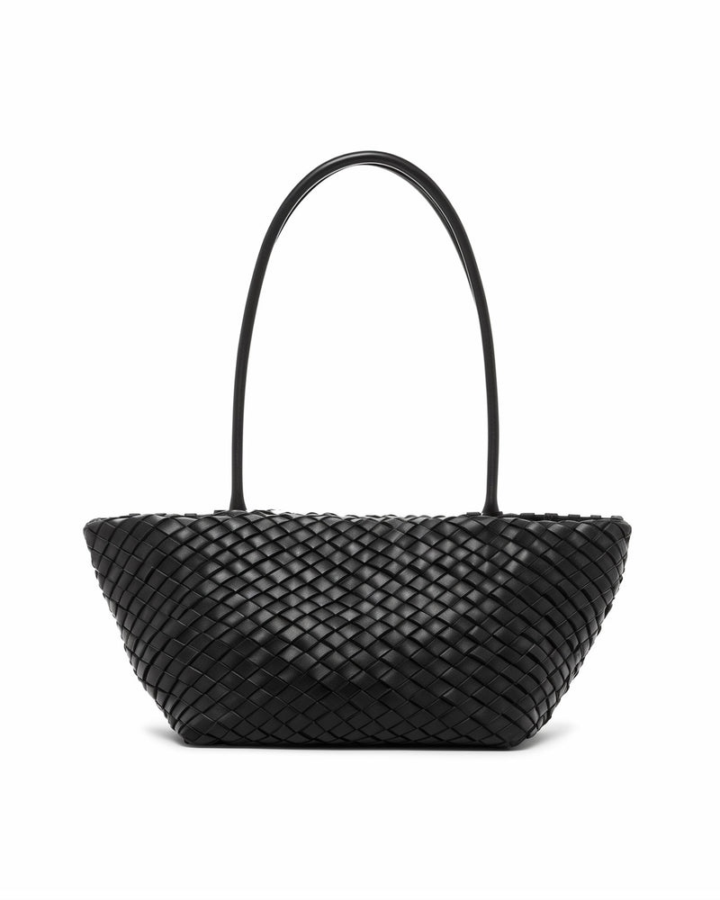 Taylor Woven Tote Bag - Black