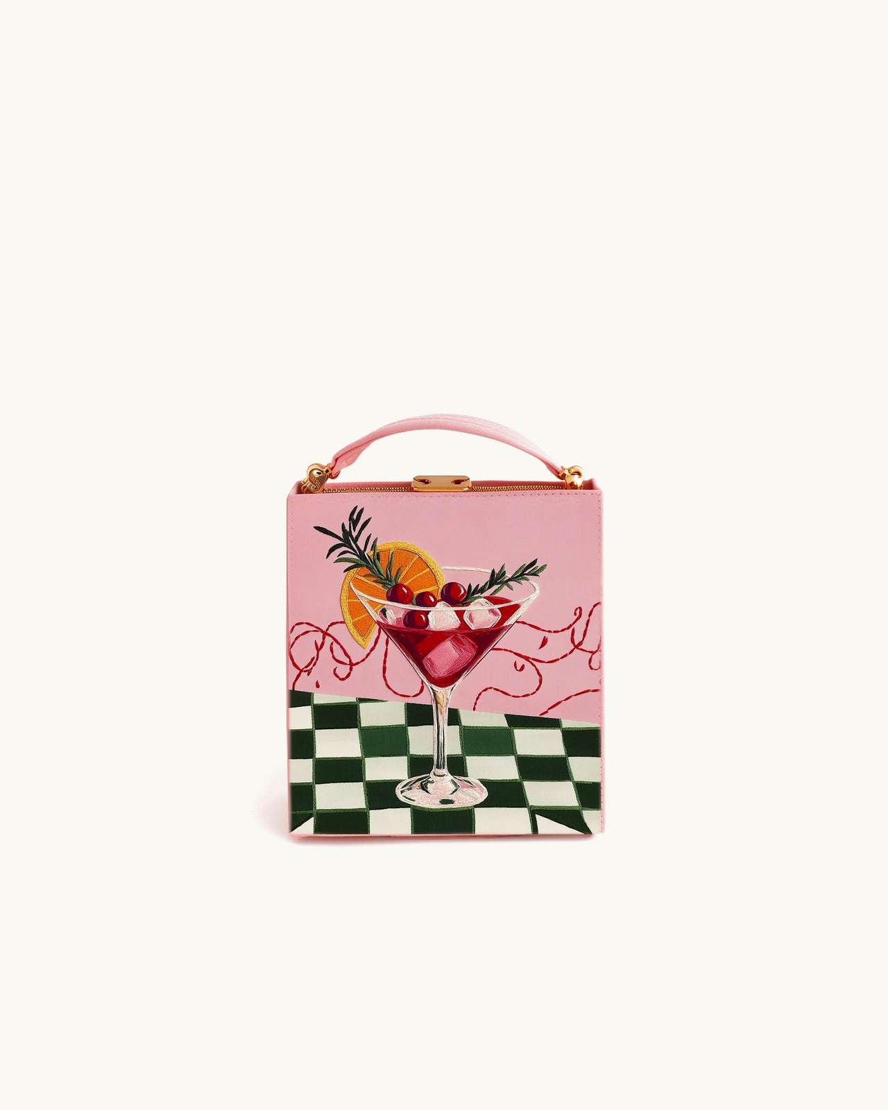 Emma Festive Cocktail Box Bag - Multicolor