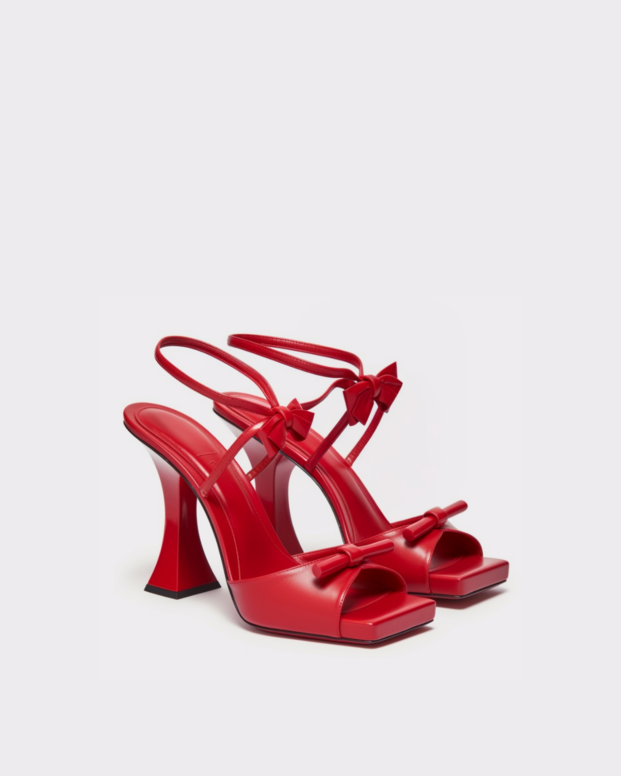 Melanie Bow Heels - Red