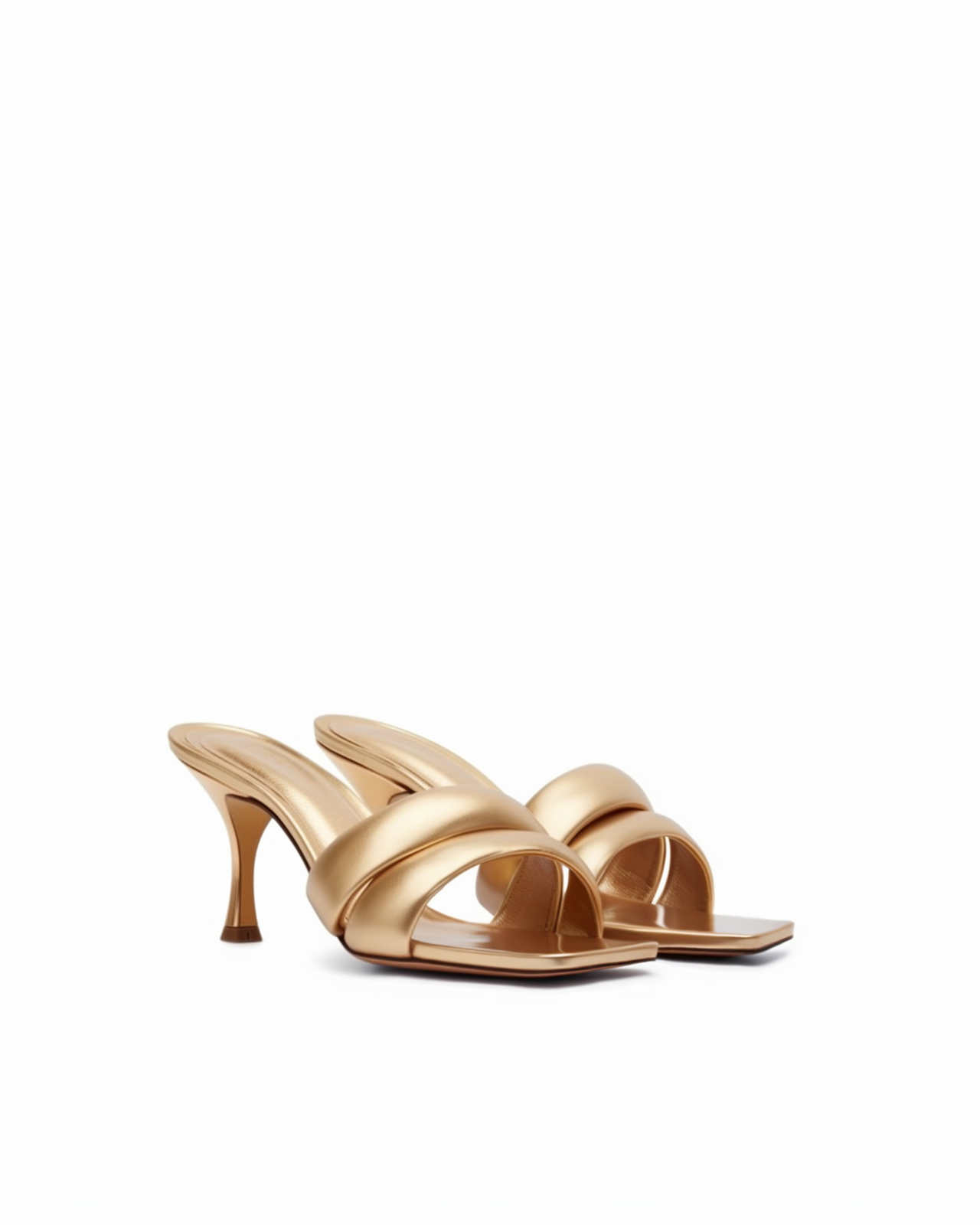 Lydia Glam Heel Sandals - Gold