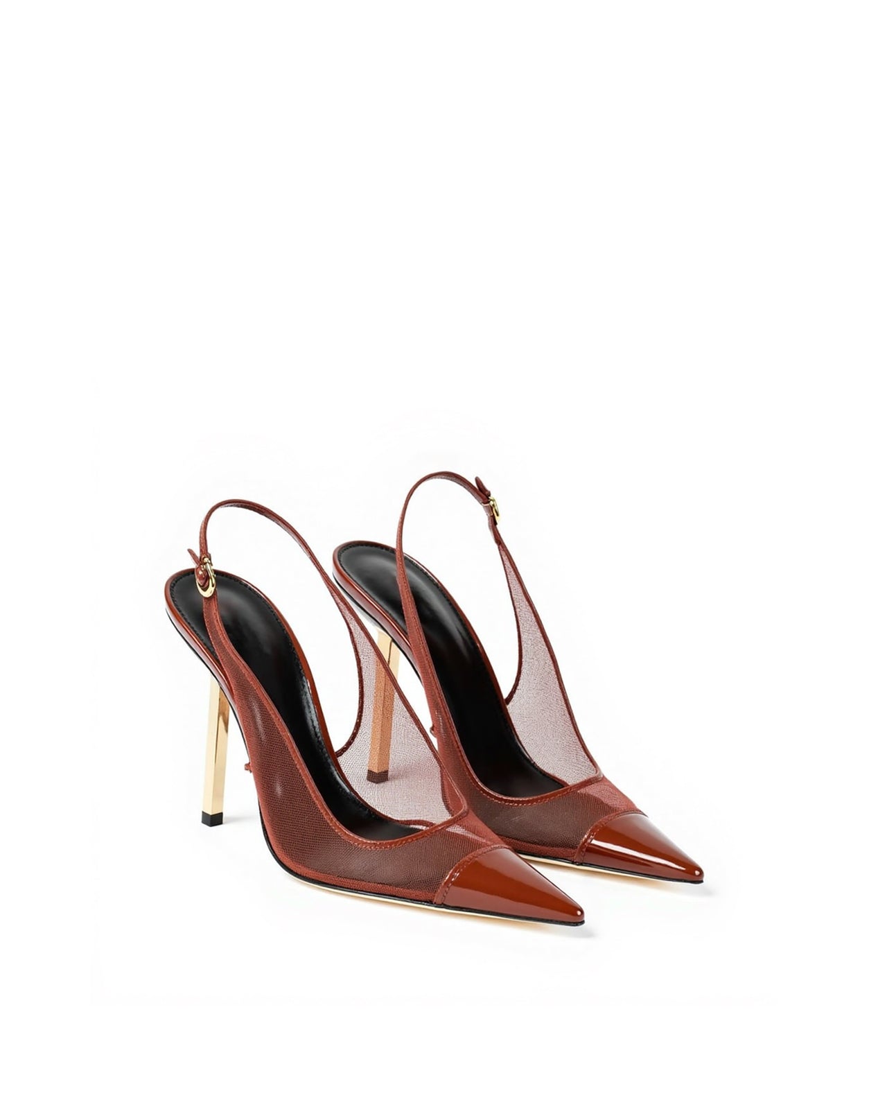 Raelynn Satin Pumps - Claret