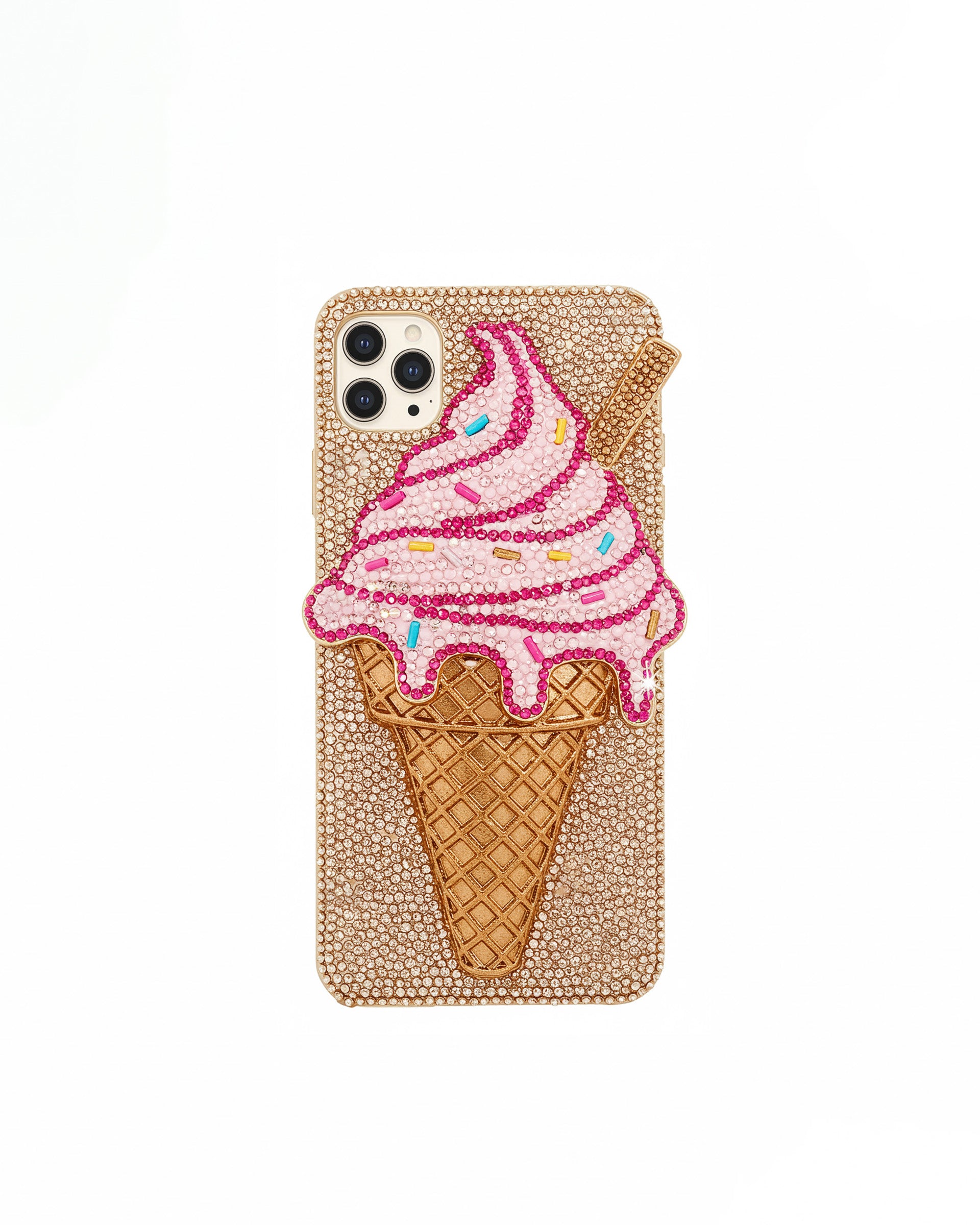 Ice Cream Cone Phone Case - Multicolor Beige