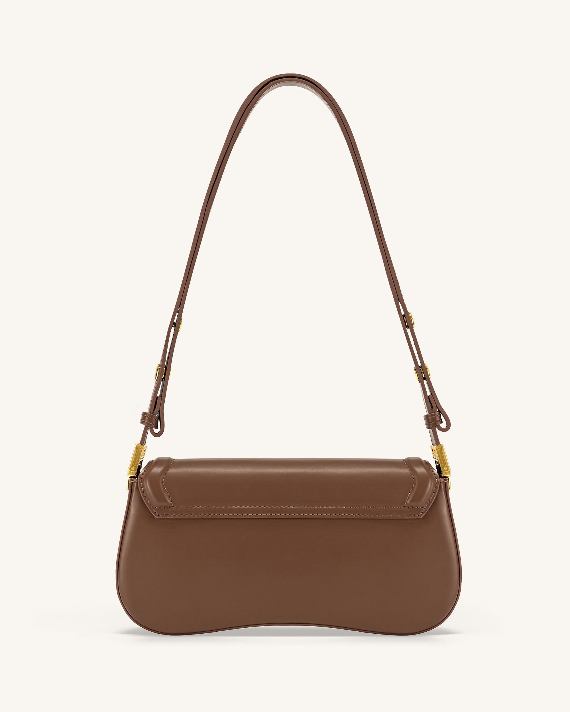 Brown shoulder clearance purse