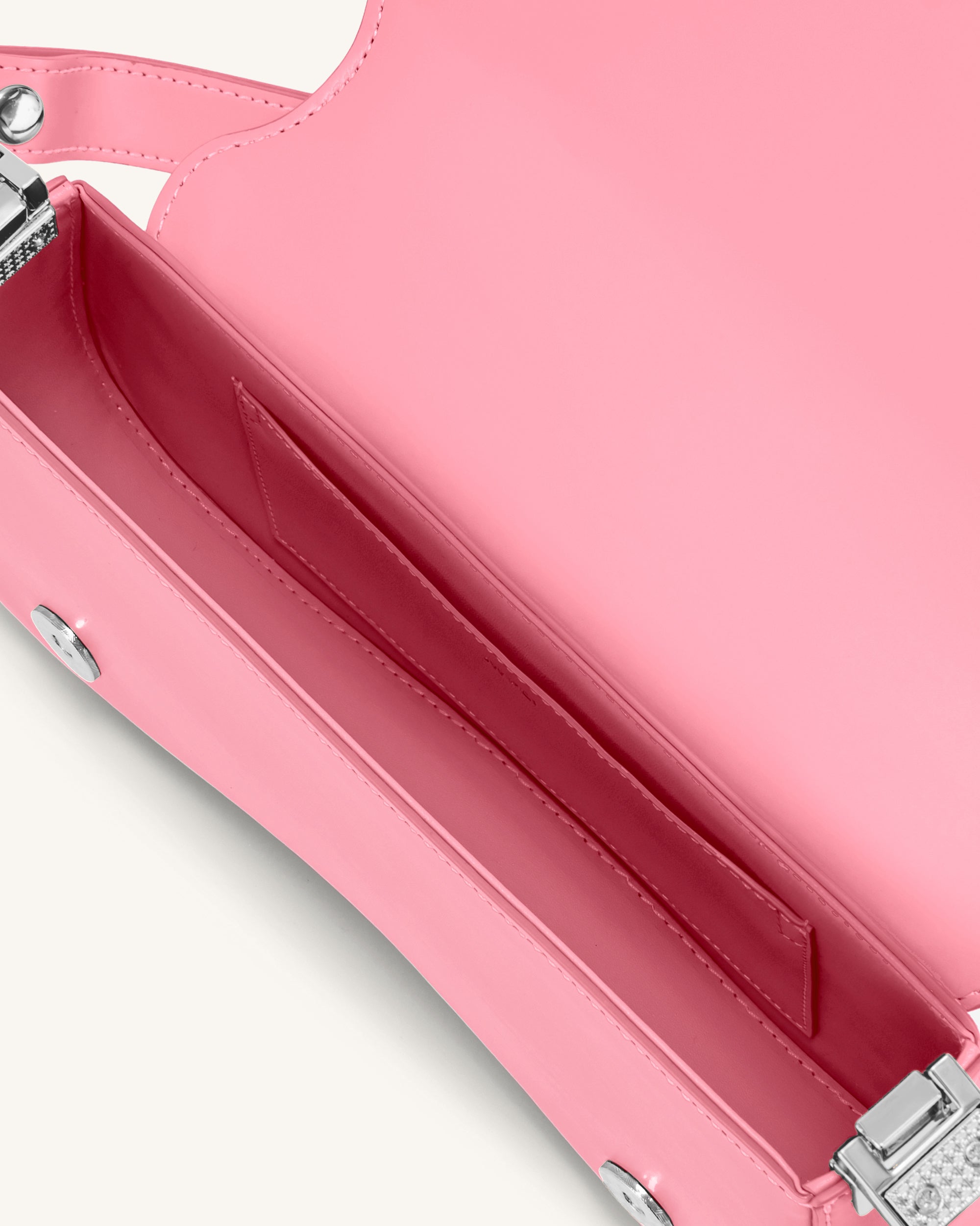 Joy Crushed Shoulder Bag - Bright Pink - JW PEI
