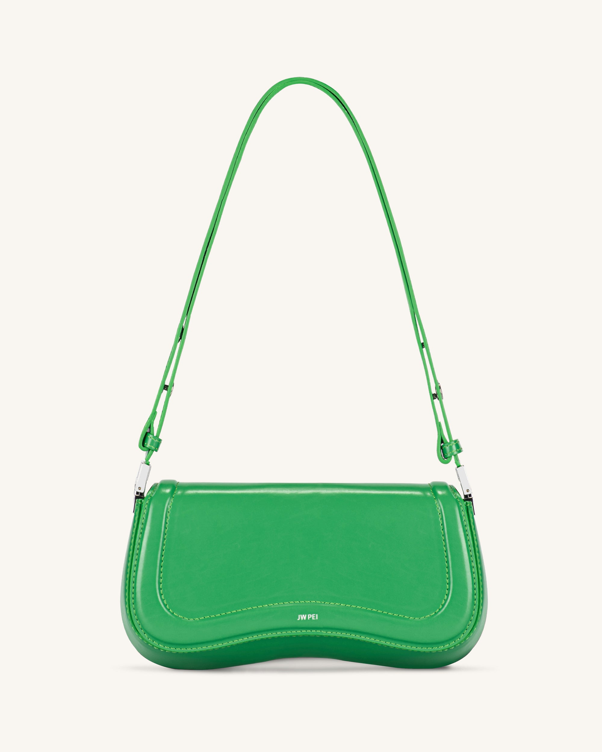 Eva Shoulder Handbag - Grass Green Ostrich Online Shopping - JW Pei