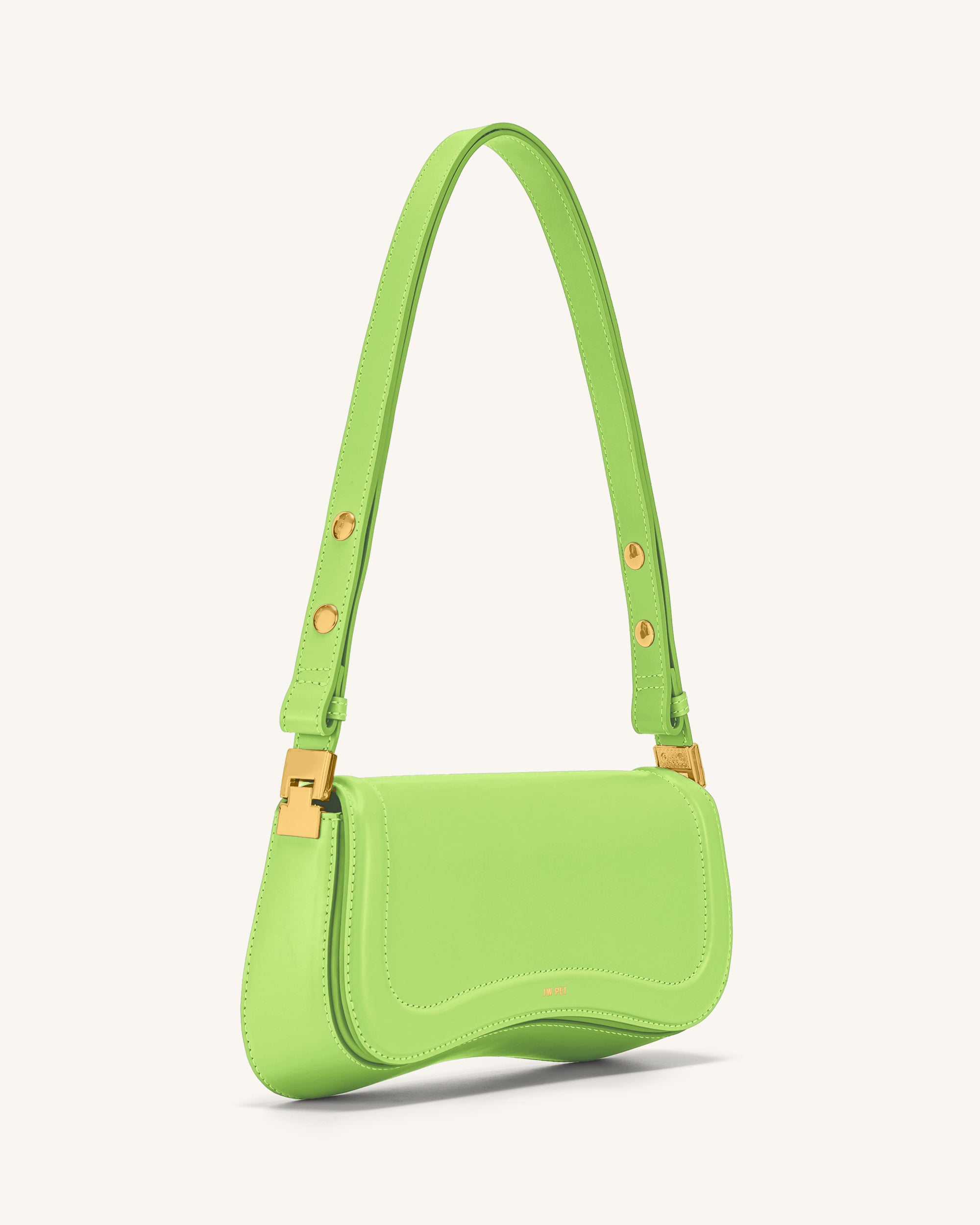 Neon green shop side bag