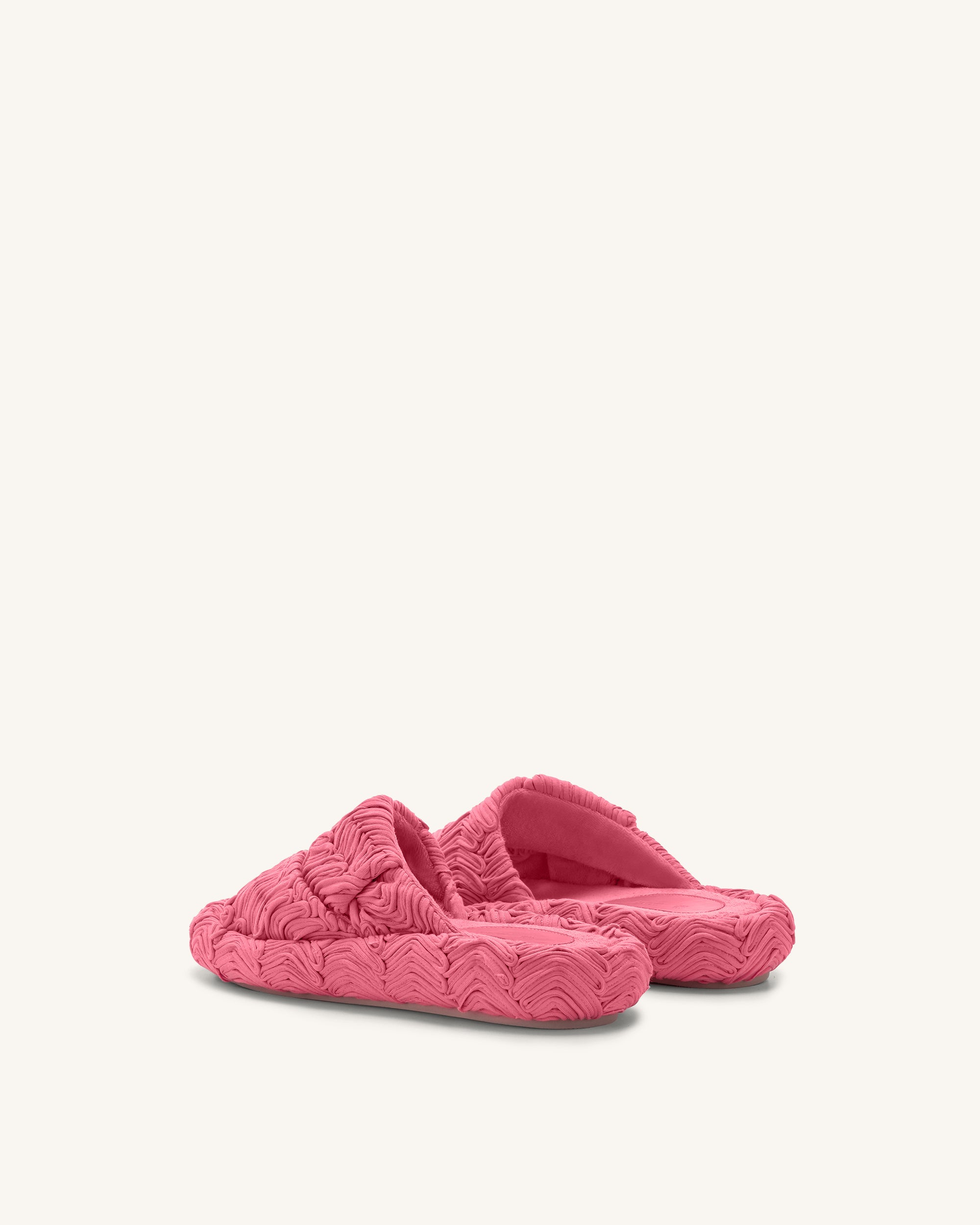 Lilah Woven Platform Sandal - Rose Red