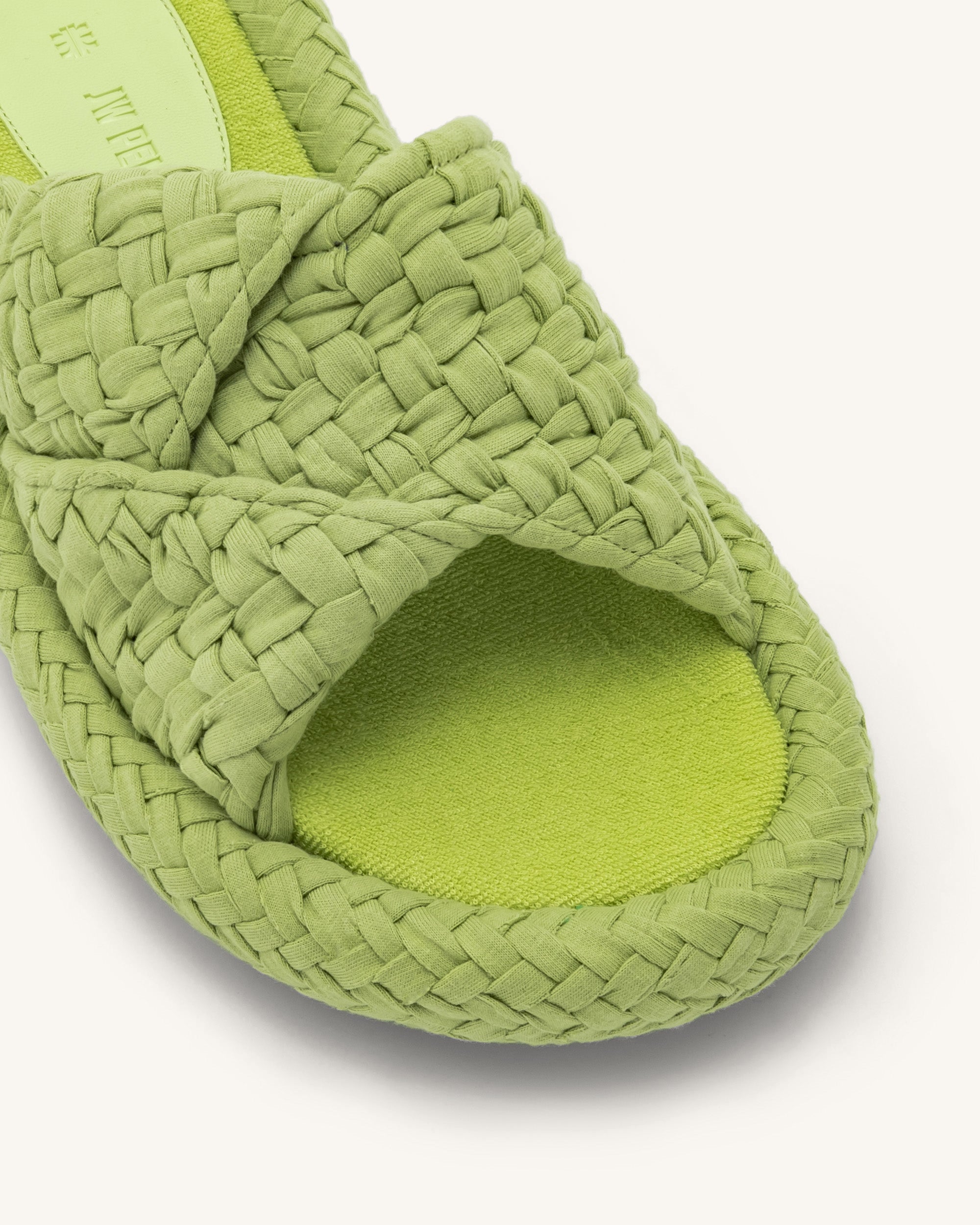 Lilah Woven Platform Sandal - Lime Green - JW PEI