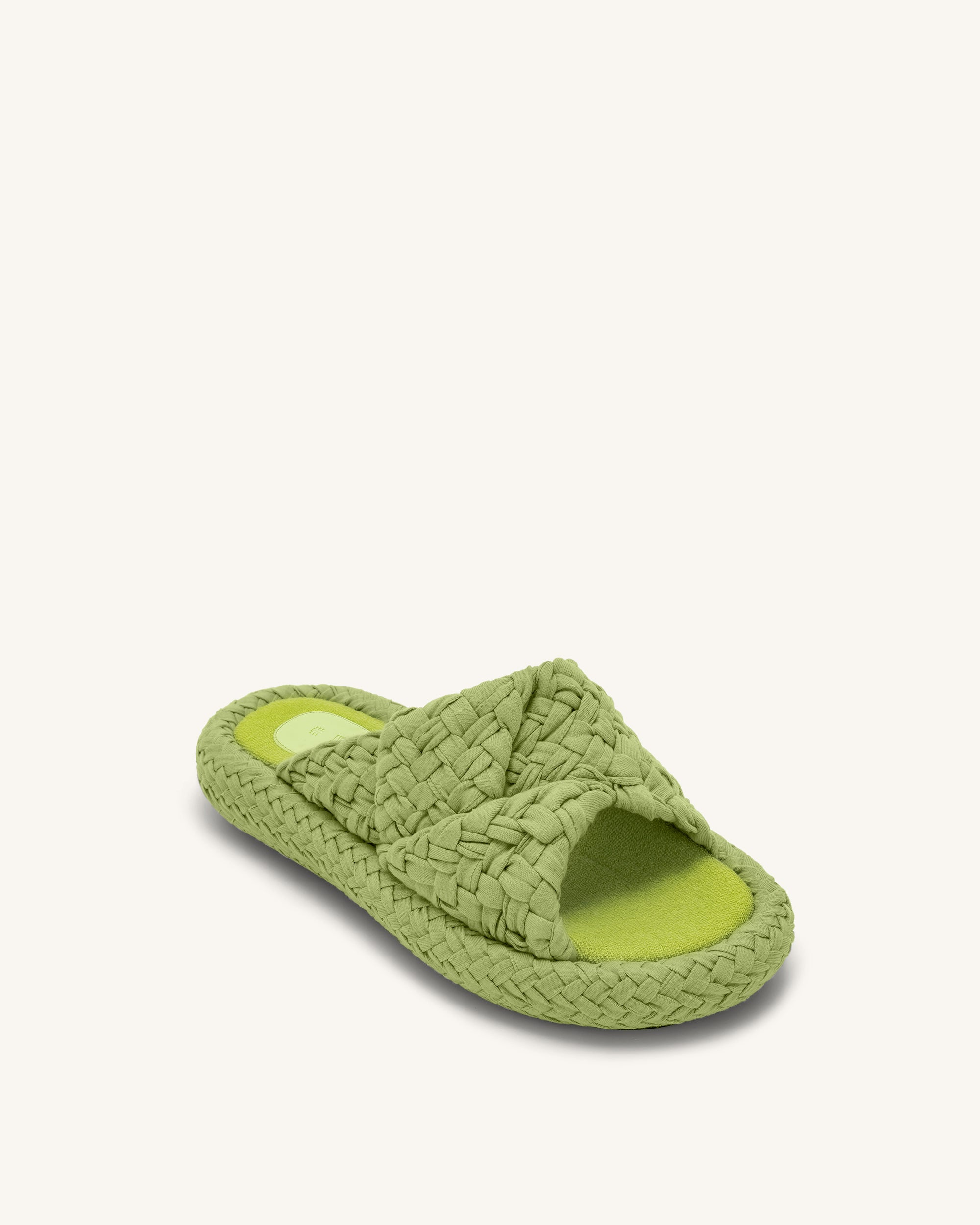 Lilah Woven Platform Sandal - Lime Green - JW PEI