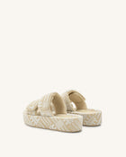 Lexi Terry Slide Sandal - OatMilk