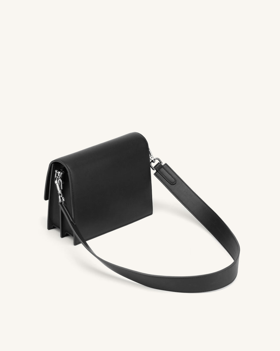 Fashion Mini Flap Bag & Purses - Black - JW PEI