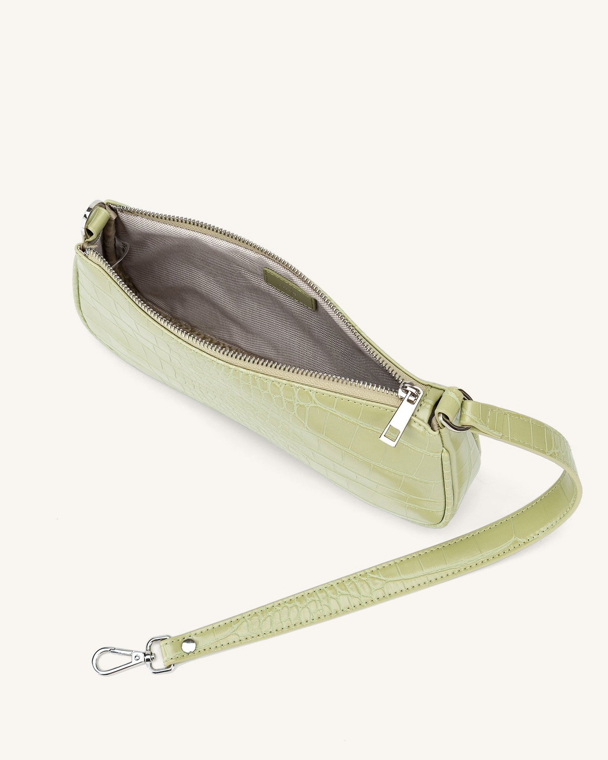 Sage green croc discount bag