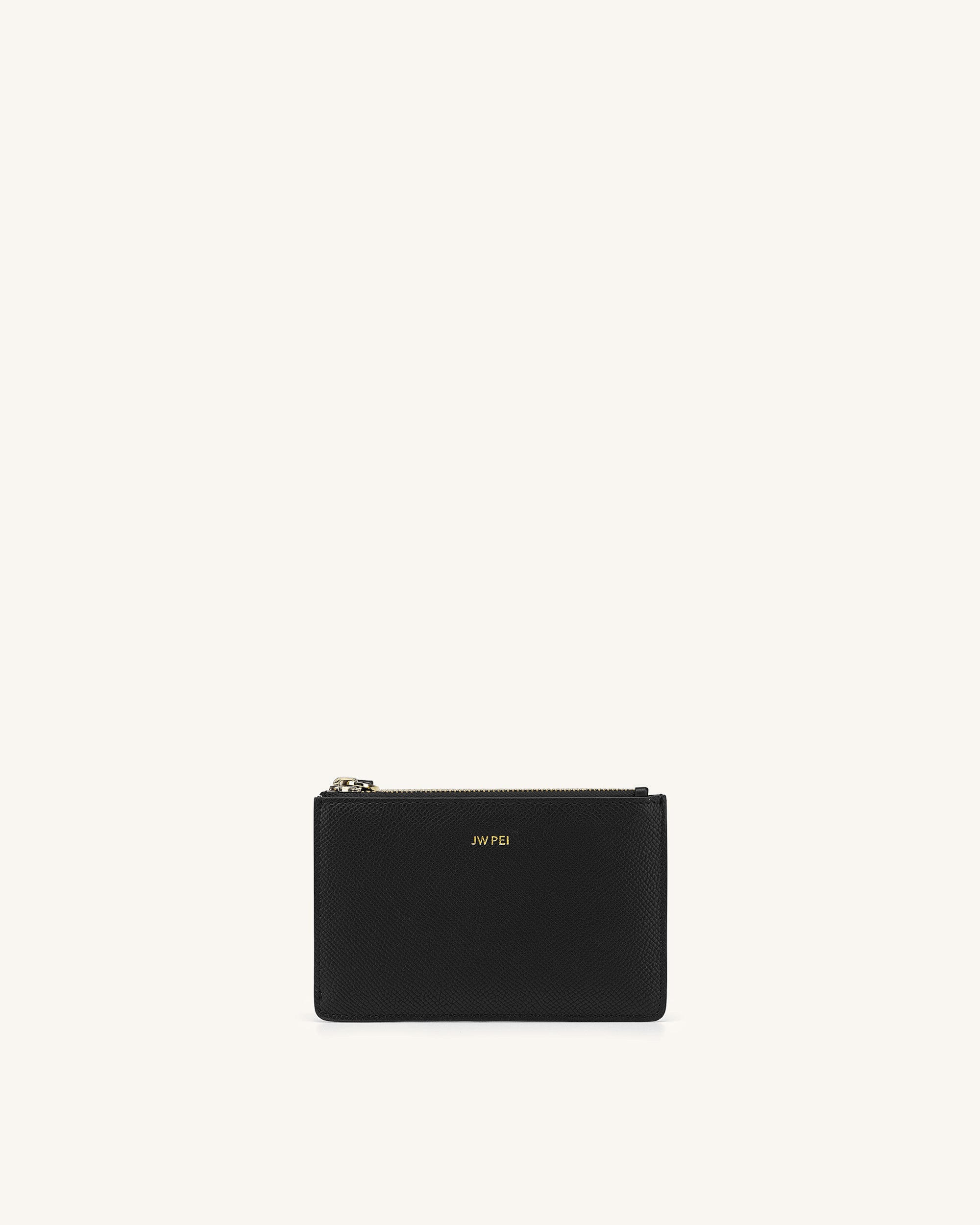 Céline Grained leather card holder Black ref.300703 - Joli Closet