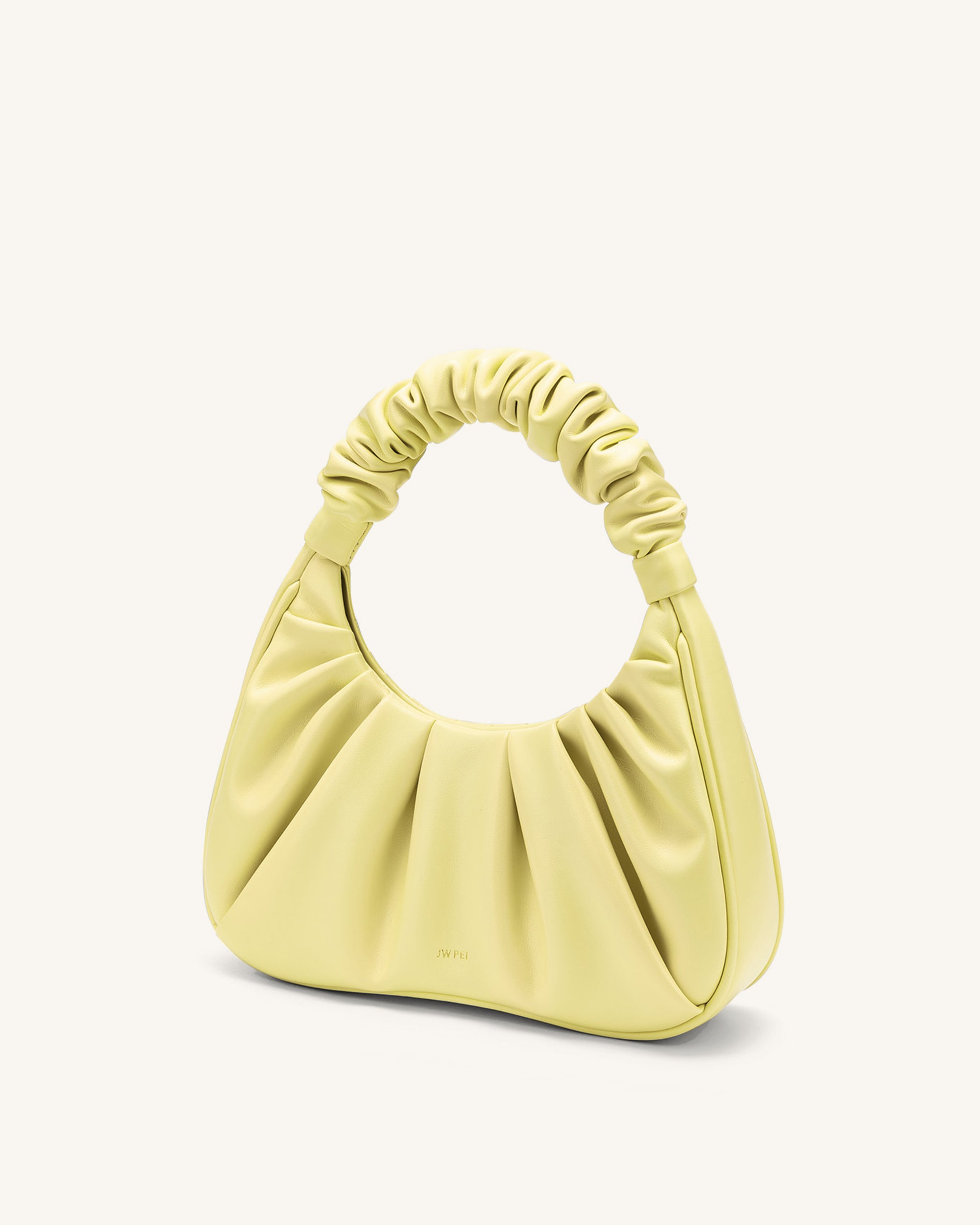 Gabbi Ruched Hobo Handbag - Neon Green - JW PEI
