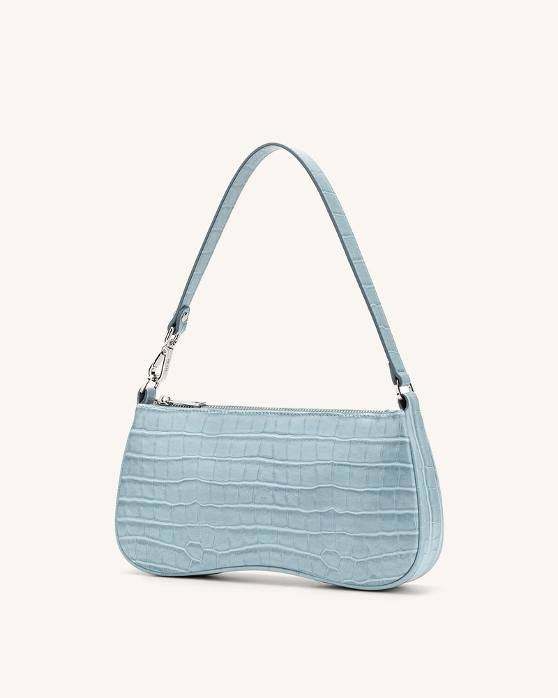 Eva Shoulder Handbag - Ice Croc