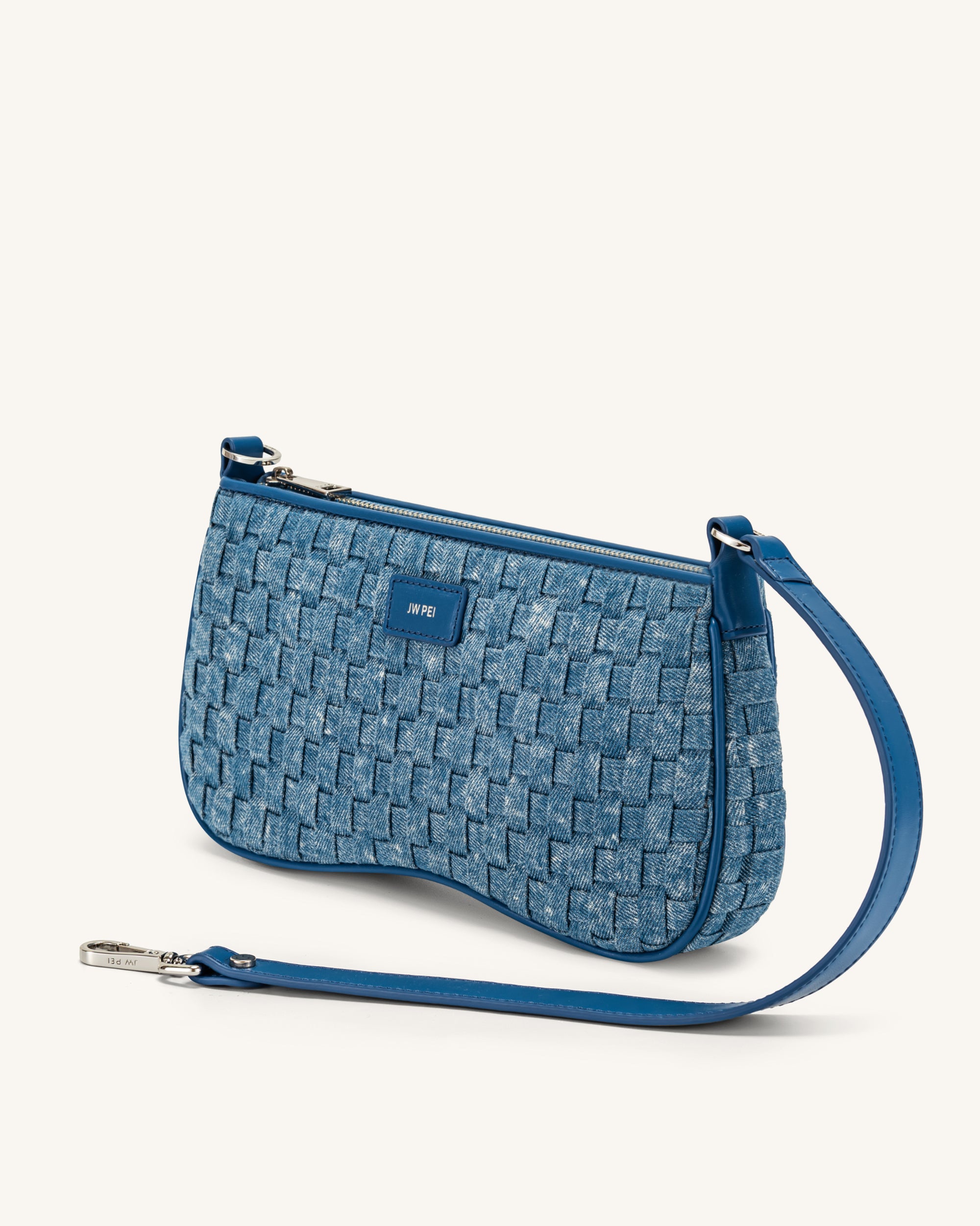 Blue discount shoulder handbag