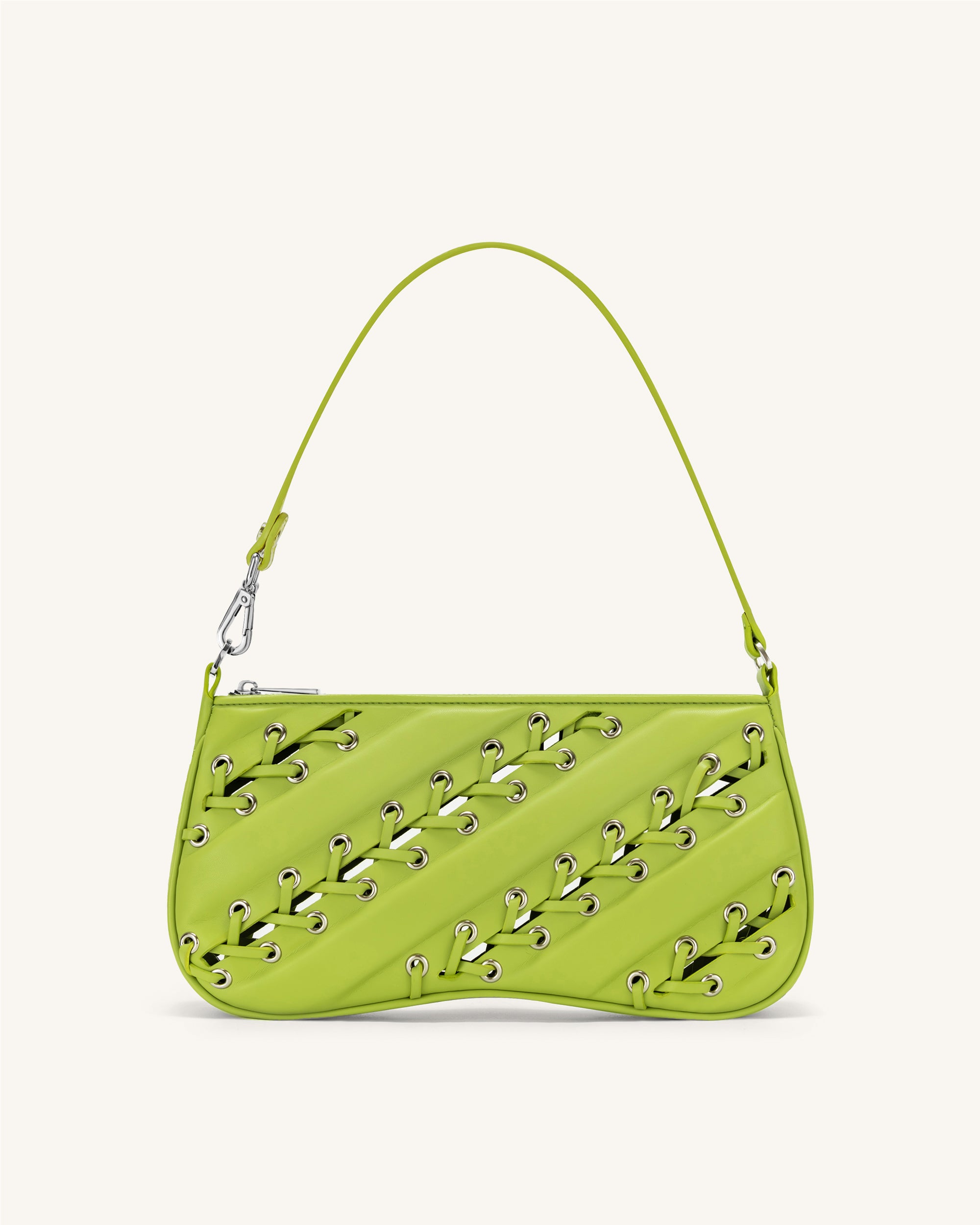 Eva Straps Shoulder Bag - Acid Green