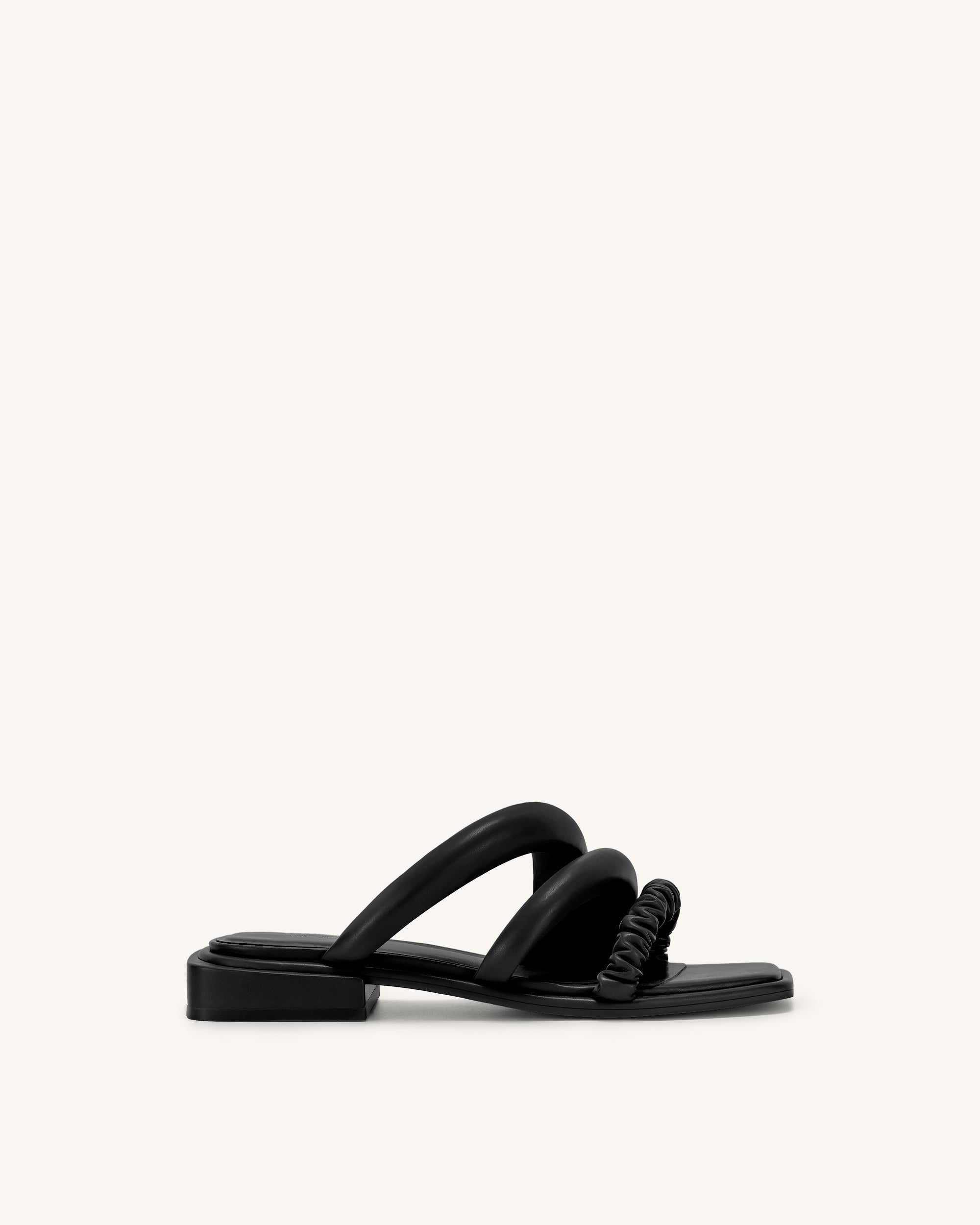 Jada Flat Mule - Black