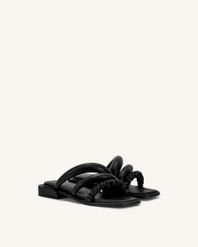 Jada Flat Mule - Black