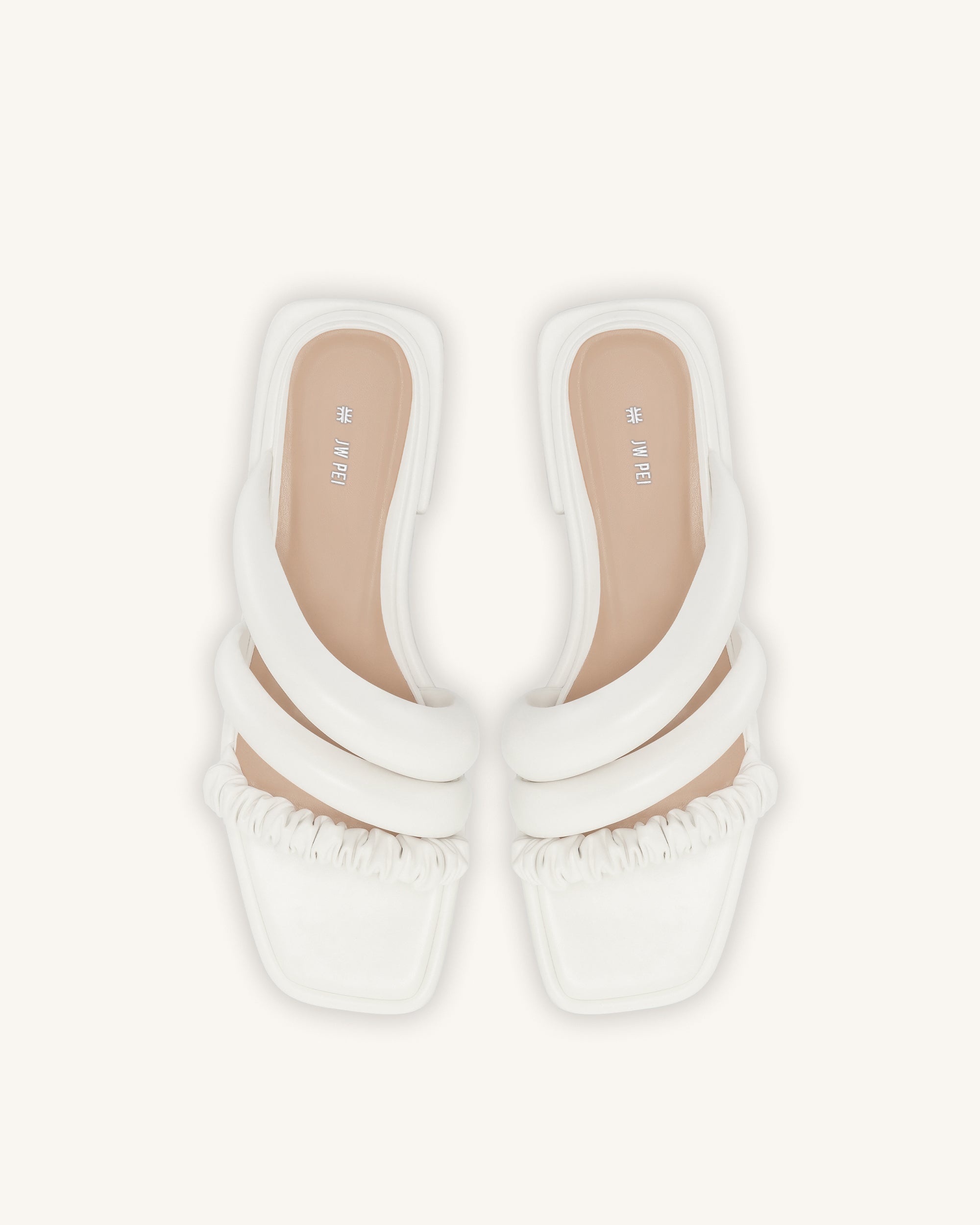 Jada Flat Mule - White