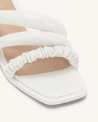 Jada Flat Mule - White