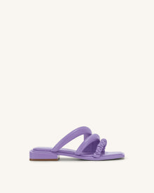 Jada Flat Mule - Lavender Purple