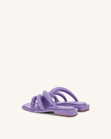 Jada Flat Mule - Lavender Purple