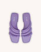 Jada Flat Mule - Lavender Purple