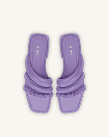 Jada Flat Mule - Lavender Purple