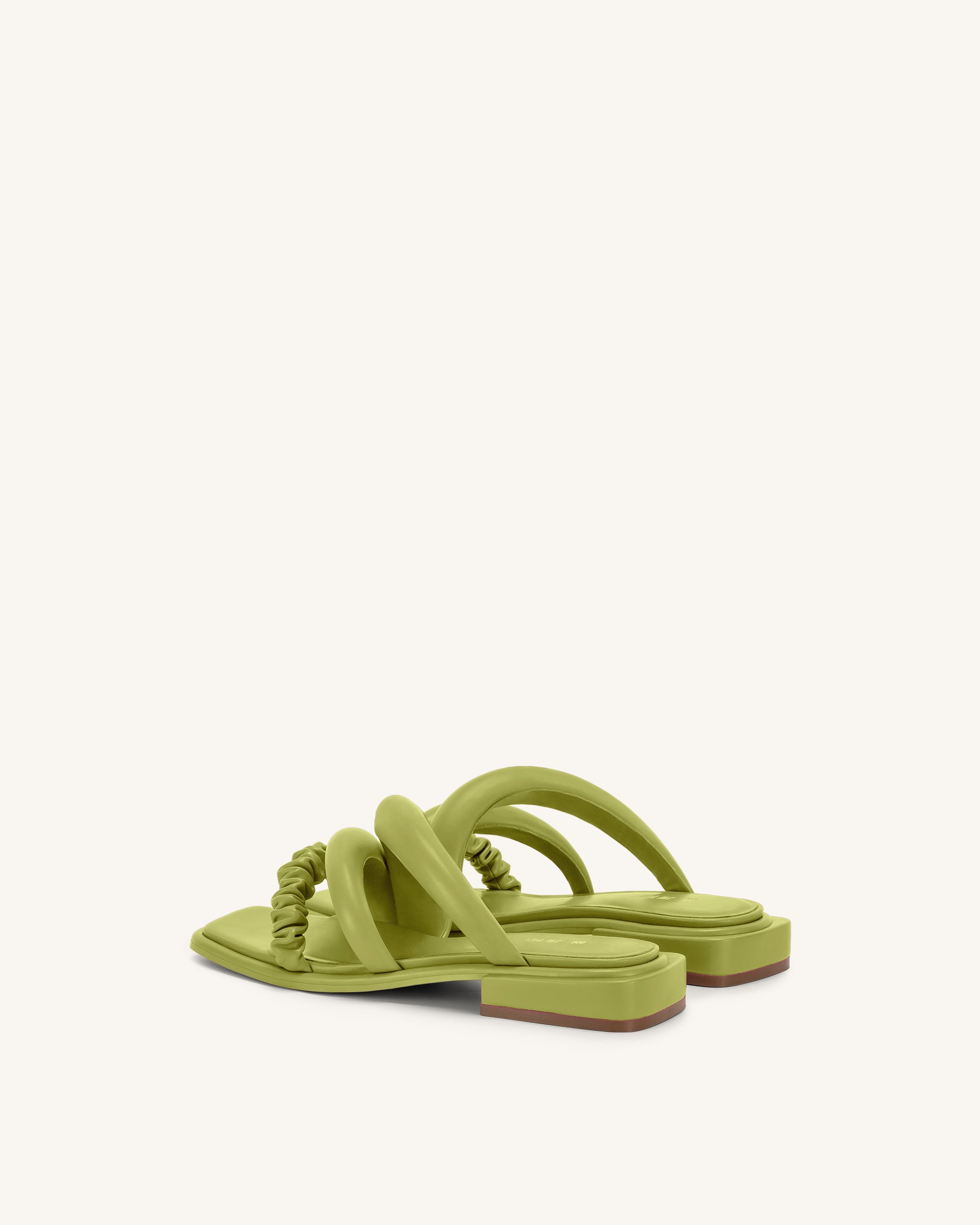 Jada Flat Mule - Lime Green - JW PEI