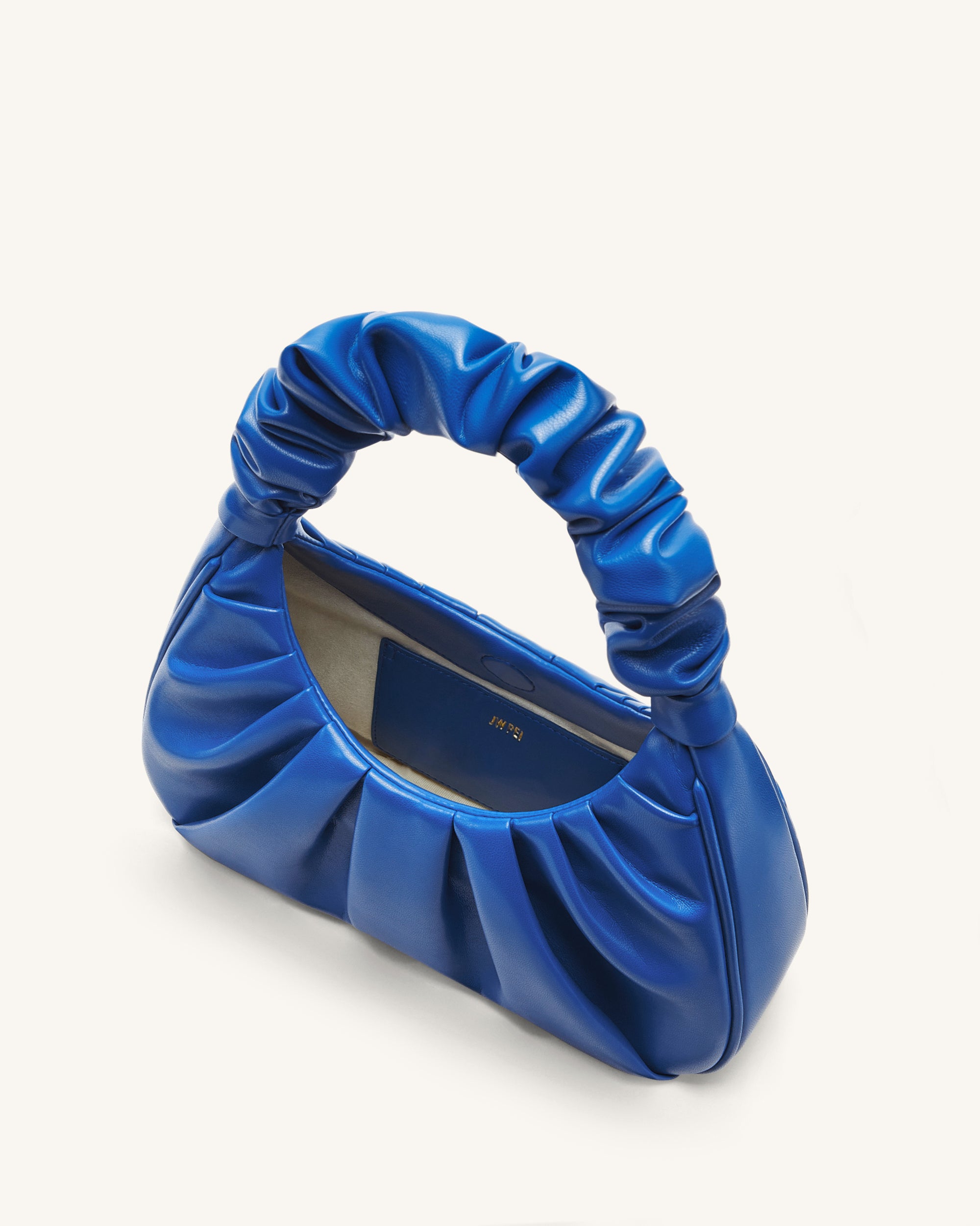 JW PEI Rantan Hobo Bag In Croc-embossed Leather in Blue