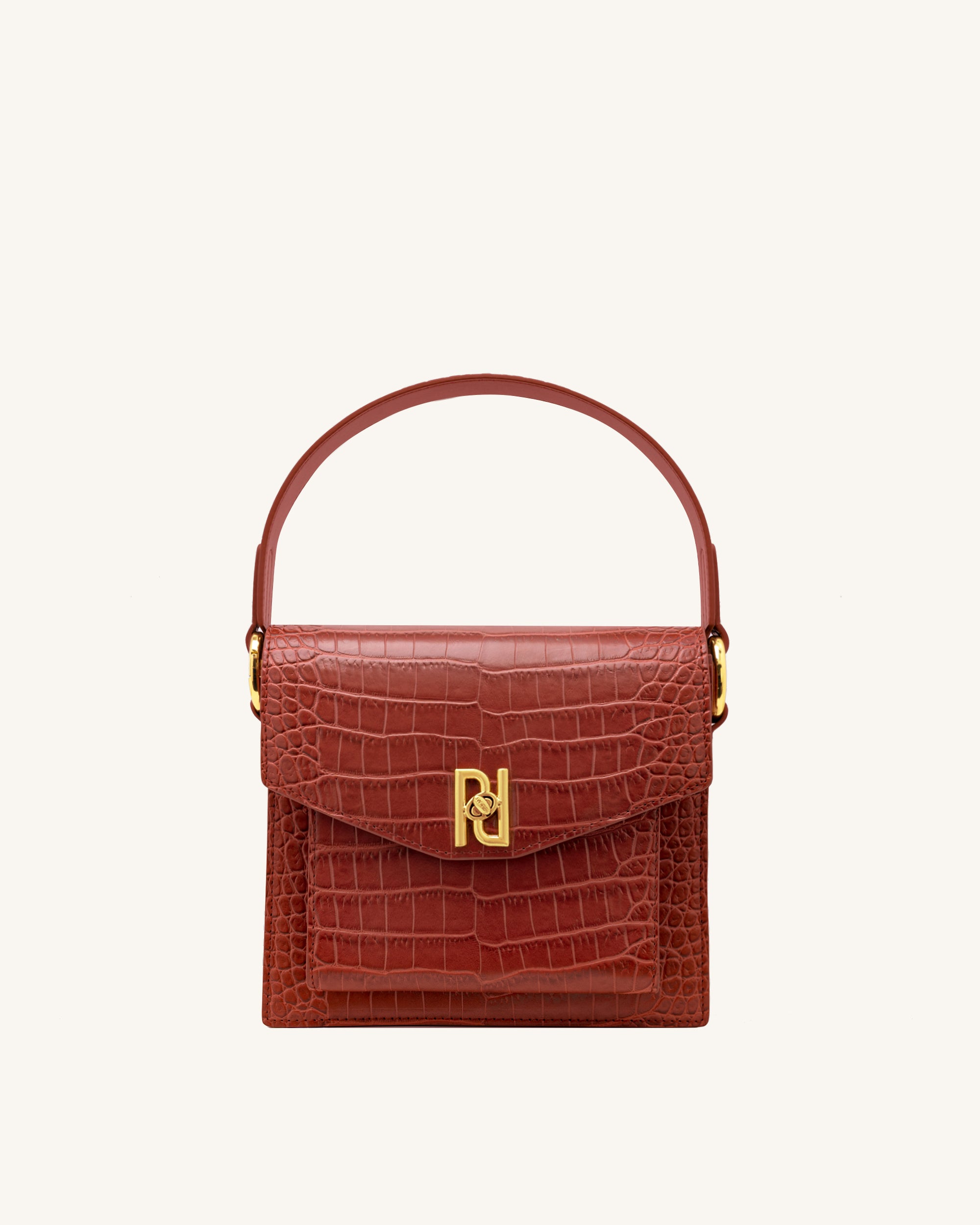 J.Crew Vienna Lady Bag In Patent Leather in Red
