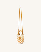 FEI Gradient Checkerboard Phone Bag - Orange