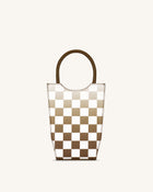 FEI Gradient Checkerboard Phone Bag - Brown