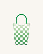 FEI Gradient Checkerboard Phone Bag - Grass Green