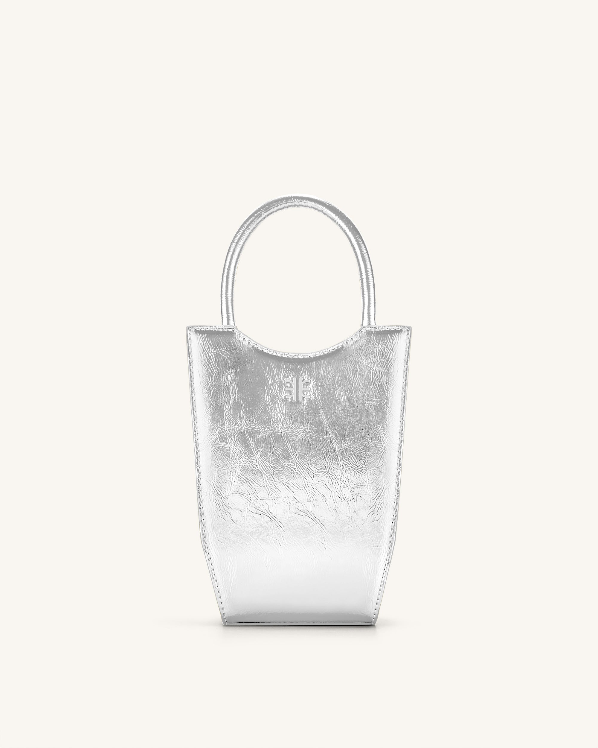 Eva Metallic Sequin Mini Shoulder Bag - Silver Online Shopping - JW Pei