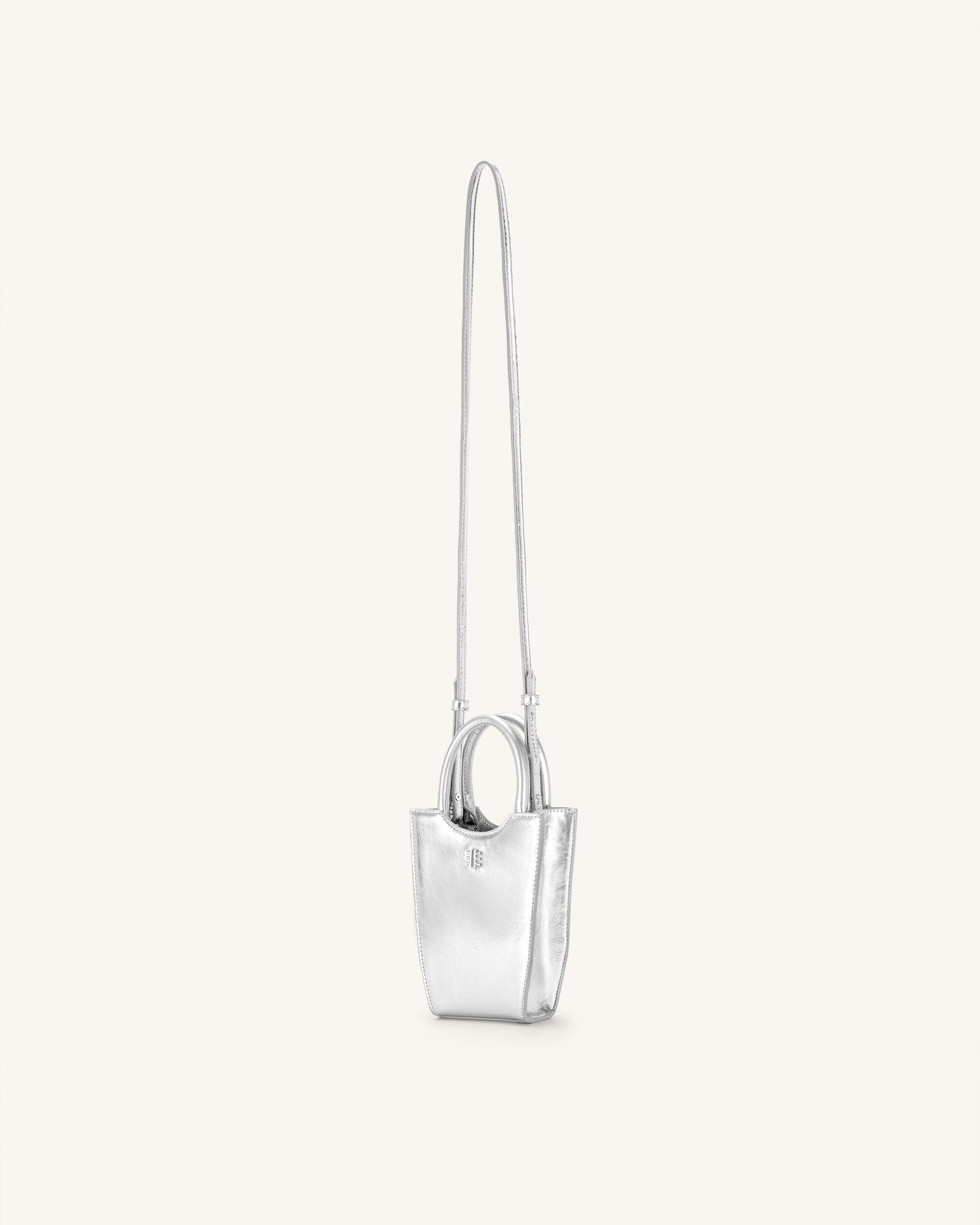 FEI Metallic Phone Bag - Silver