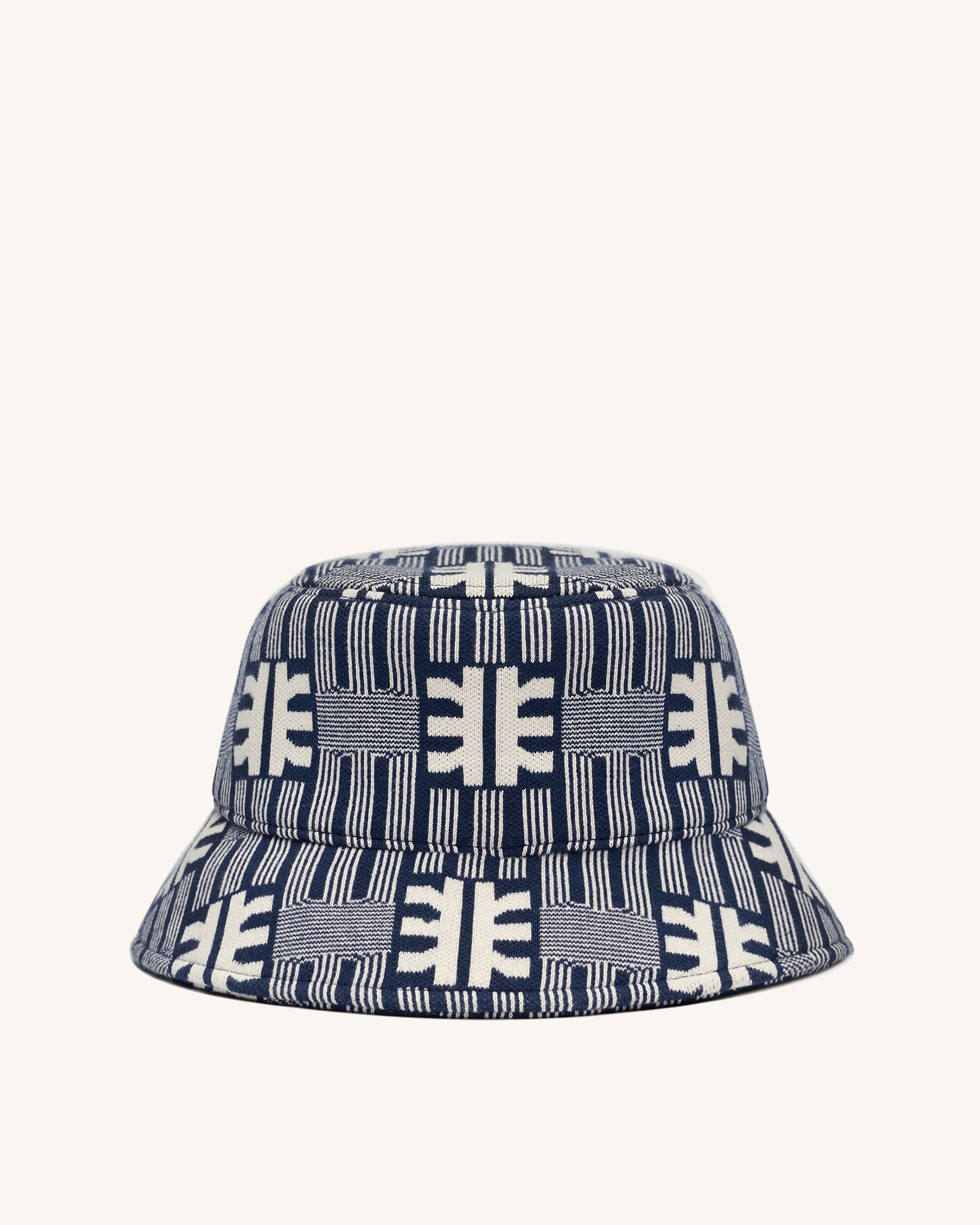 FEI Jacquard Knit Bucket Hat - Navy