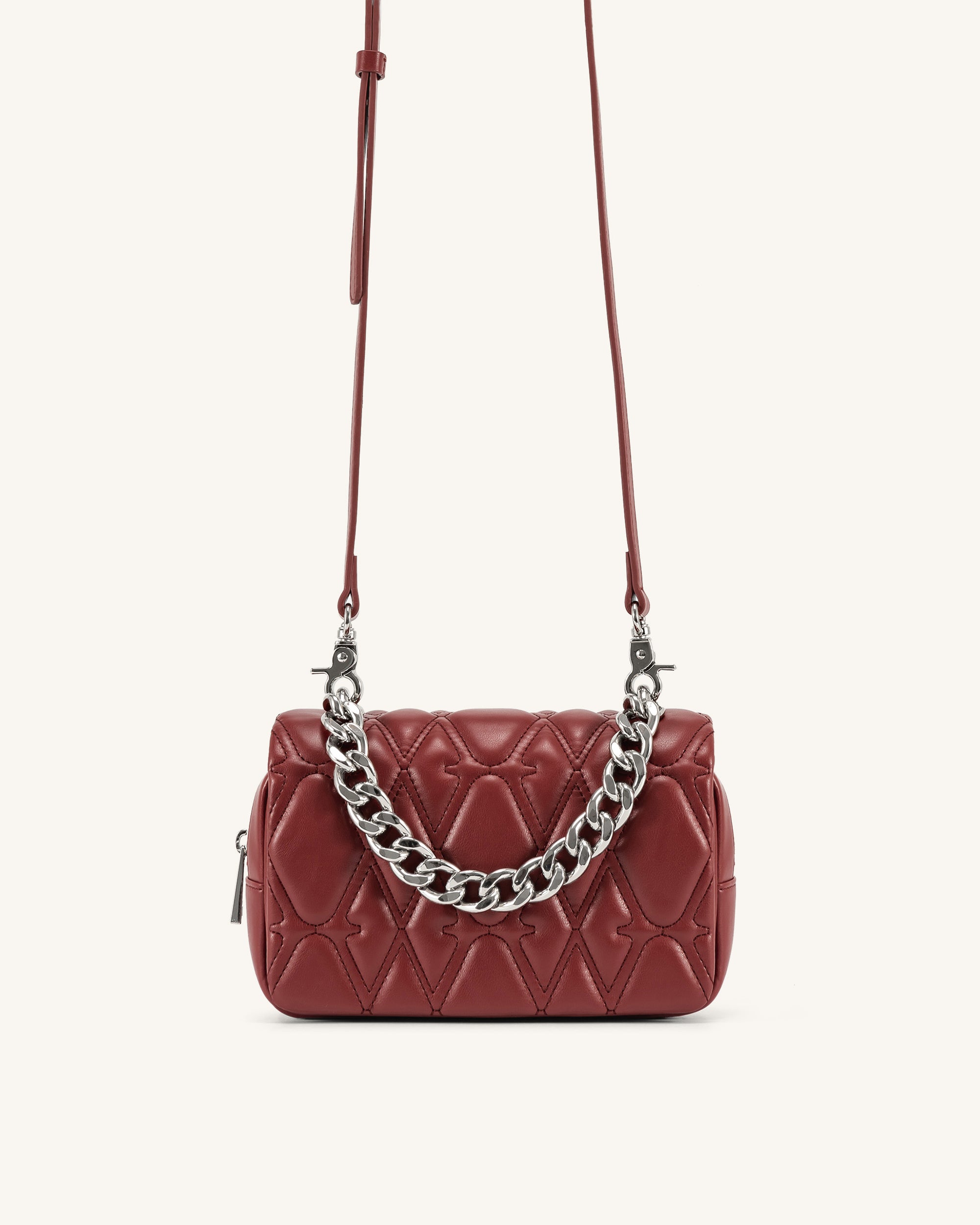 Nora Crossbody Bag - Wine Red