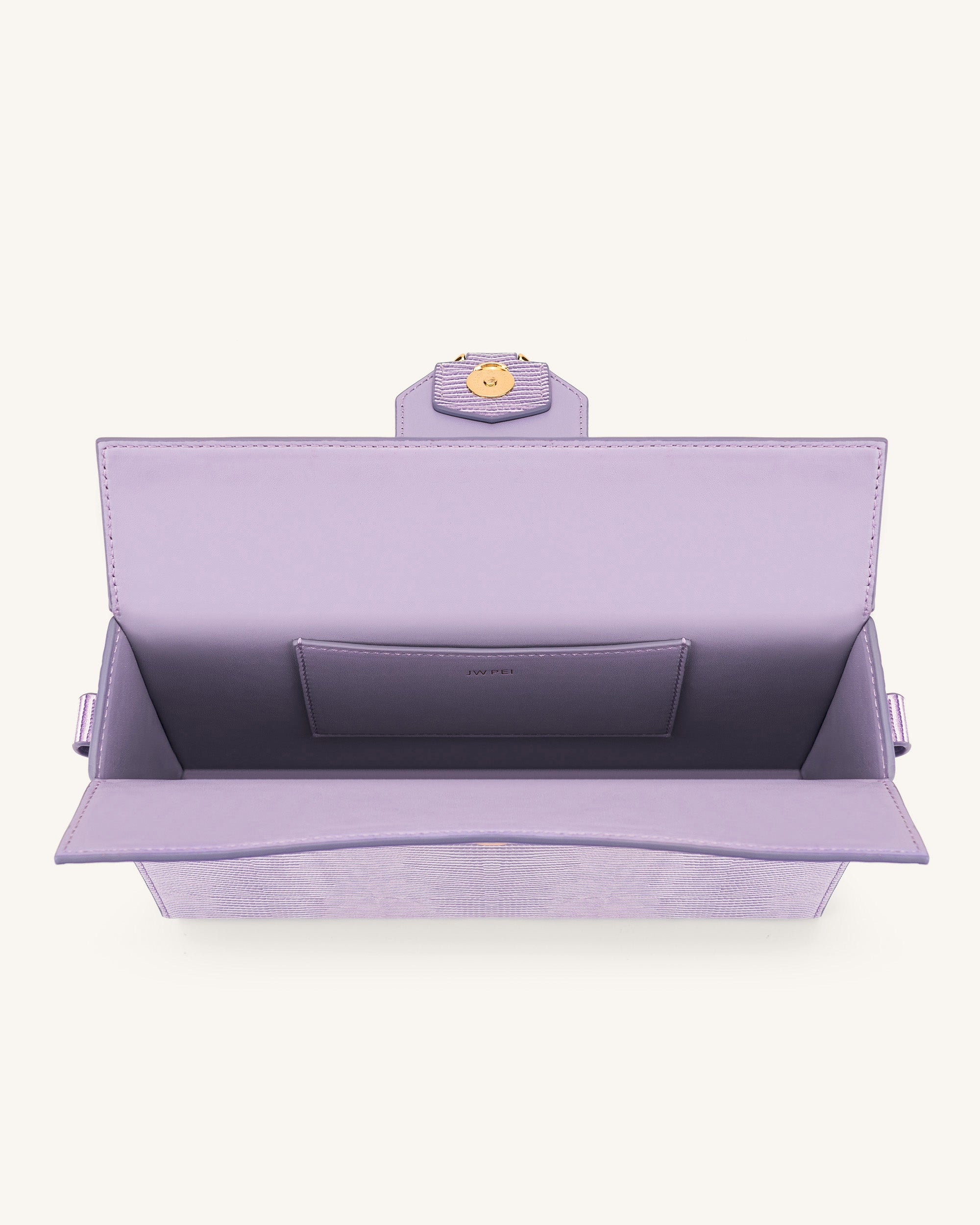 Grace Box Bag - Purple Lizard