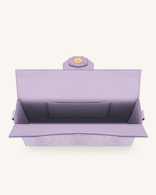 Grace Box Bag - Purple Lizard