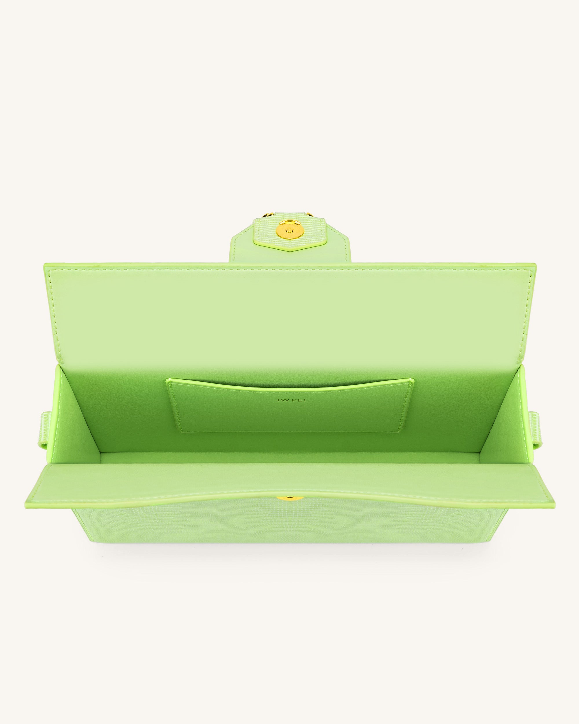 Grace Box Bag - Lime Green Lizard