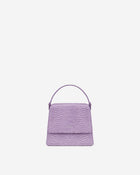 Fae Mini Top Handle Bag - Purple Lizard