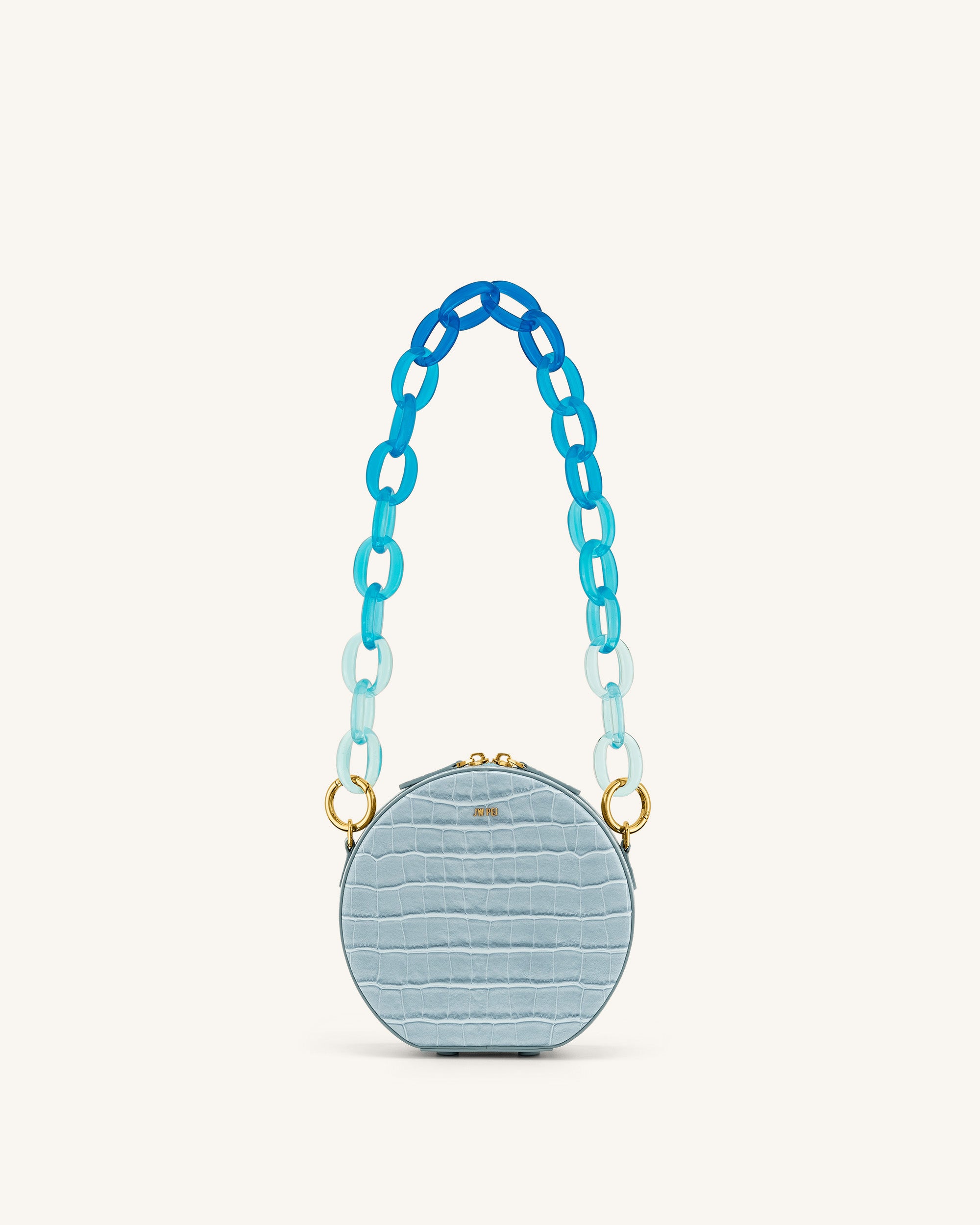 Mya Gradient Acrylic Chain Strap - Blue