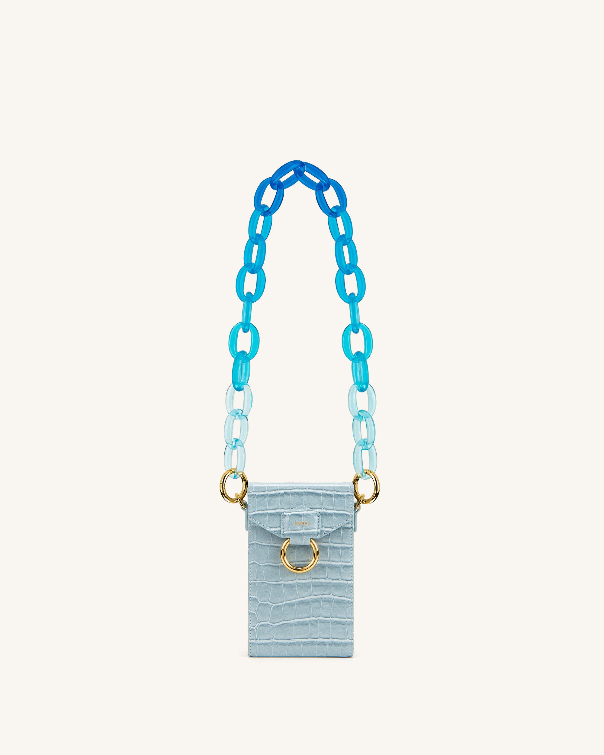 Mya Gradient Acrylic Chain Strap - Blue