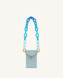 Mya Gradient Acrylic Chain Strap - Blue