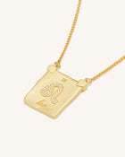 Zodiac Pendant Necklace - 18ct Gold Plated